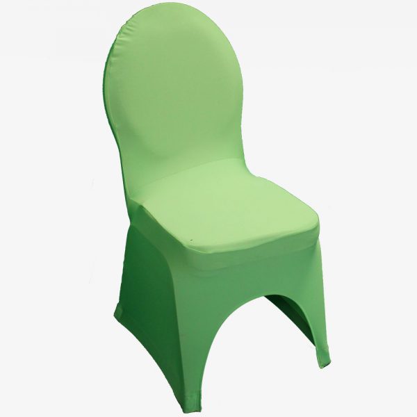 Groene stretchhoes voor de gestoffeerde stoel