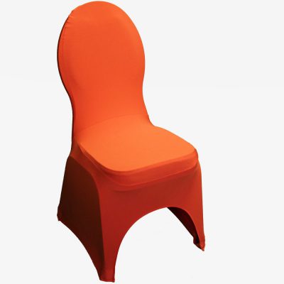 Oranje stretchhoes voor de gestoffeerde stoel