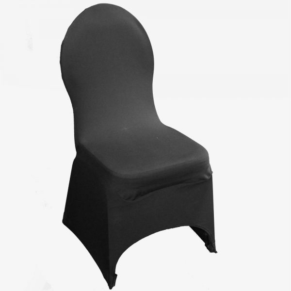 Zwarte stretchhoes voor de gestoffeerde stoel