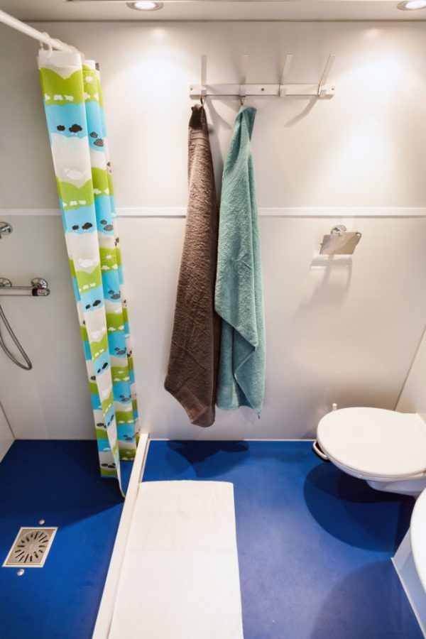 Mobiele badkamer met toilet - Afbeelding 2