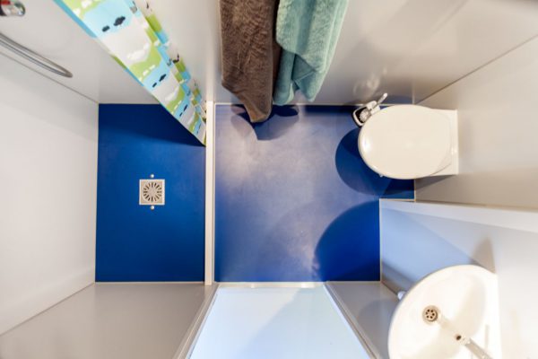 Mobiele badkamer met toilet - Afbeelding 4